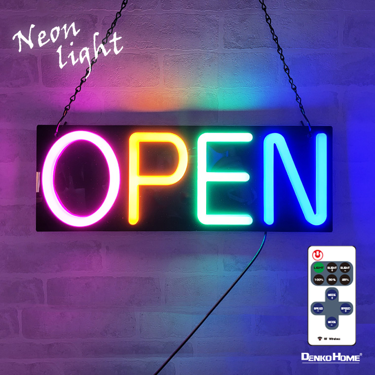 10周年記念イベントが OPEN看板 ネオン管 アメリカン アンティーク NEON オープン SIGN LED 看板 お洒落 オシャレ おしゃれ  ヴィンテージ 欧米