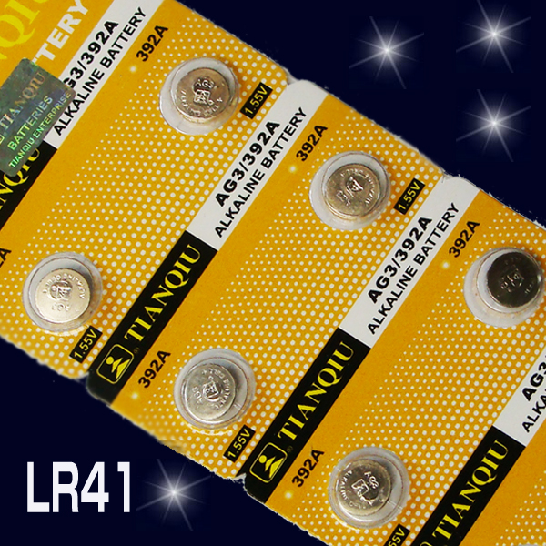 ボタン電池 コイン電池 LR41 392 SR41 ×10個(61)